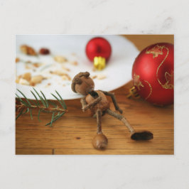 アコー走ン小妖精や小人の食べクッキー – Christmas ポストカード