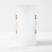 アコ警告ルディオン棋士 フロストグラスビールジョッキ (中央)