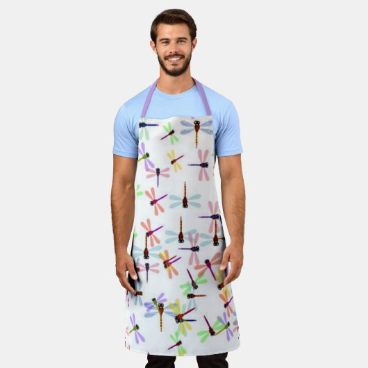 アゴカラフルビ エプロン (着用した状態)