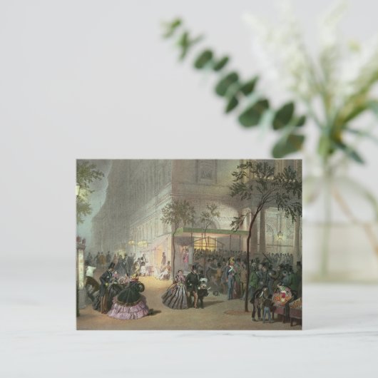 アゴニウコミケ劇場の行列 ポストカード (スタンド正面)