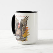 アゴヒゲハゲ マグカップ (正面左)