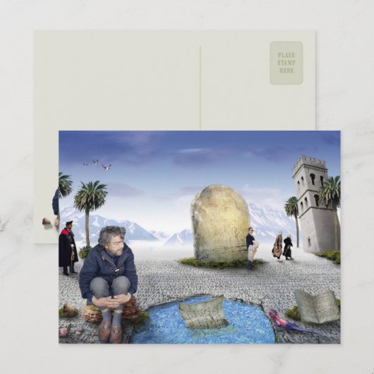 アゴラサァハガキ ポストカード (正面/裏面)