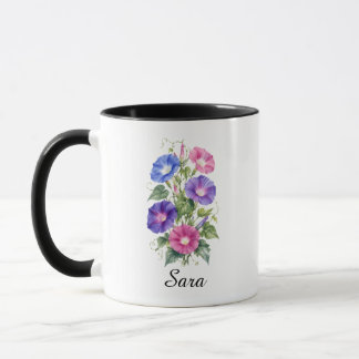 アサガオの誕生花 コーヒーマグ マグカップ