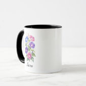 アサガオの誕生花 コーヒーマグ マグカップ (正面左)