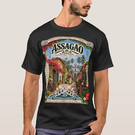 アサガオ ゴア Tシャツ (正面)