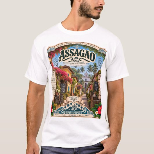 アサガオ ゴア Tシャツ (正面)