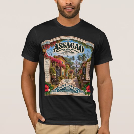 アサガオ ゴア Tシャツ (正面)