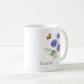 アサガオ 誕生月 花 コーヒーマグカップ (正面右)