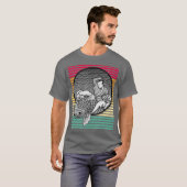 アサギコイ日本の魚 Tシャツ (正面フル)