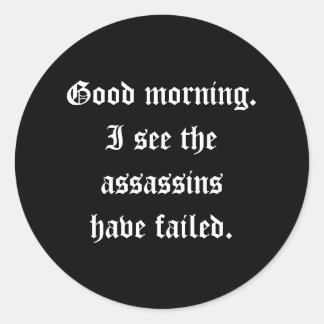 アサシンステッカー ラウンドシール