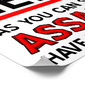 アサシン失敗のポおもしろいスター ポスター (角)