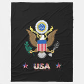 アサシ素晴らしール フリースブランケット (正面)