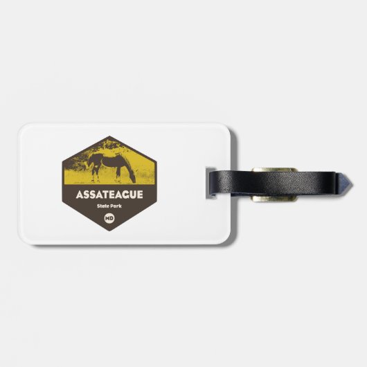 アサステアグ州パークメリーランド ラゲッジタグ (裏面横)