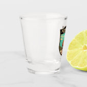 アサステハーグ州パークメリーランドバッジ ショットグラス (左)