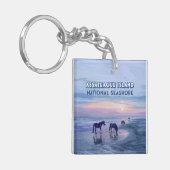 アサテーハアイランドナショナルシーショアウマヴィンテージ キーホルダー (正面左)