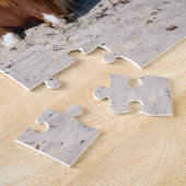 アサテーハ国立公園で野生のポニーを眠る ジグソーパズル (側面)