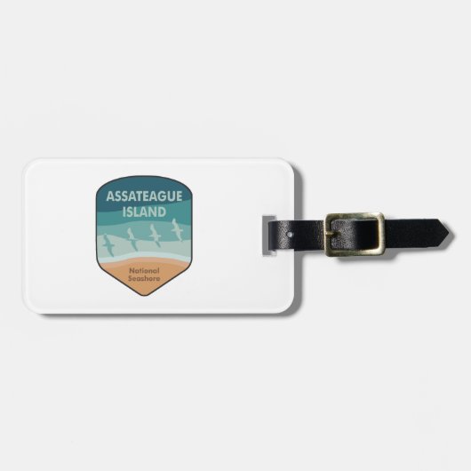 アサテーハ島国立海浜海峡諸島 ラゲッジタグ (正面横)