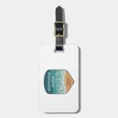 アサテーハ島国立海浜海峡諸島 ラゲッジタグ (正面縦)