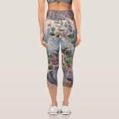 アサナブロッサムヨガパンツ カプリレギンス (裏面)