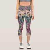 アサナブロッサムヨガパンツ カプリレギンス (正面)