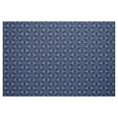 アサノハスタイル02 - White on Dk Blue 001744 ファブリック (ファットクウォーター)