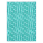アサノハ日本のパターン – ターコイズ テーブルクロス (正面)