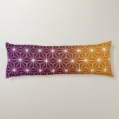 アサノハ日本のブルゴーニュ&金ゴールド ボディピロー (裏面)