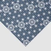 アサノハ日本の柄 – 藍青・白 薄葉紙 (詳細)