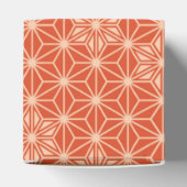 アサノハ日本の模様 – コーラルオレンジ フェイバーボックス (上部)