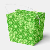 アサノハ日本の模様 – ライムグリーン フェイバーボックス (裏面サイド)