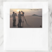 アサバスカサンドデュネス 長方形シール (バッグ)