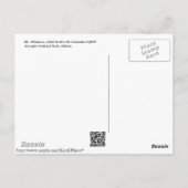 アサバスカ山ポストカード ポストカード (裏面)