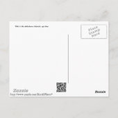 アサバスカ氷河はがき ポストカード (裏面)