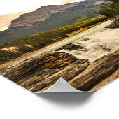 アサバスカ秋カナダ様式化 ポスター (角)