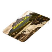 アサバスカ秋カナダ様式化 マグネット (左側)