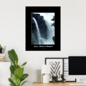 アサバスカ秋ジャスパー・ナント。パークやる気を起こさせる ポスター (ホームオフィス)