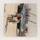 アサリの籠 | ウィンズローホーマー ジグソーパズル (横)