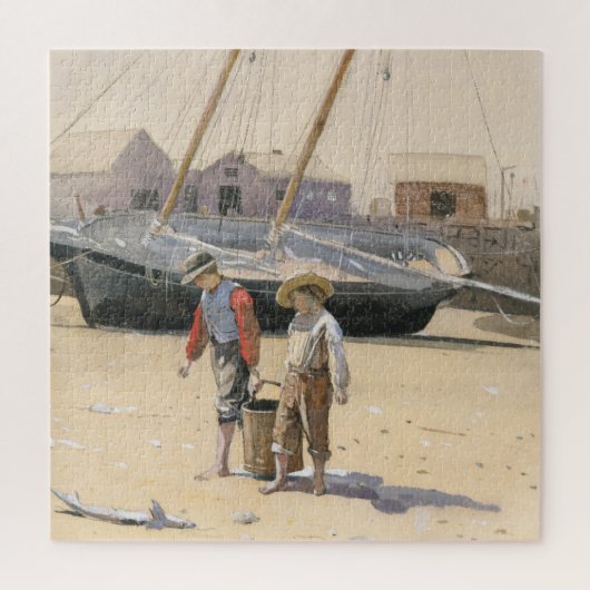 アサリの籠 ジグソーパズル (縦)