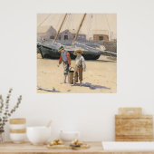 アサリの籠 ポスター (キッチン)