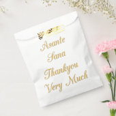 アサンテサナ（ありがとう） フェイバーバッグ (封をした状態)