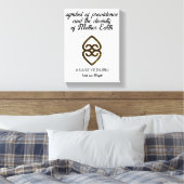 アサースイェドゥルアースウエイトアディンクラシンボルデザイン キャンバスプリント (インサイチュ (寝室))