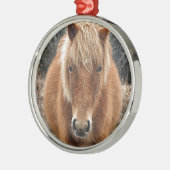 アサーテハホースミエケズノーラニポートレート メタルオーナメント (左)
