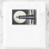 アサーテハライトハウスバージニアムーン 長方形シール (バッグ)