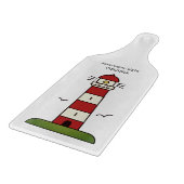 アサーテハライトラ赤と白イストライプのトハウス カッティングボード (角)