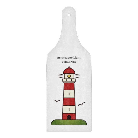 アサーテハライトラ赤と白イストライプのトハウス カッティングボード (正面)