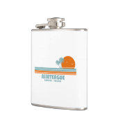 アサーテハーアイランドメリーランドバージニアサンパームツリーズ フラスク (左)