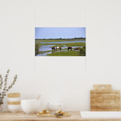 アサーテハーグの野馬のポスター ポスター (キッチン)