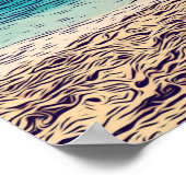 アサーテハーワイルドホースビーチポスター ポスター (角)