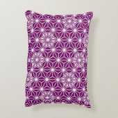 アサ日本のノハパターン – ナス紫 アクセントクッション (裏面(縦))