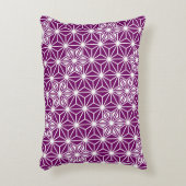 アサ日本のノハパターン – ナス紫 アクセントクッション (正面(垂直))